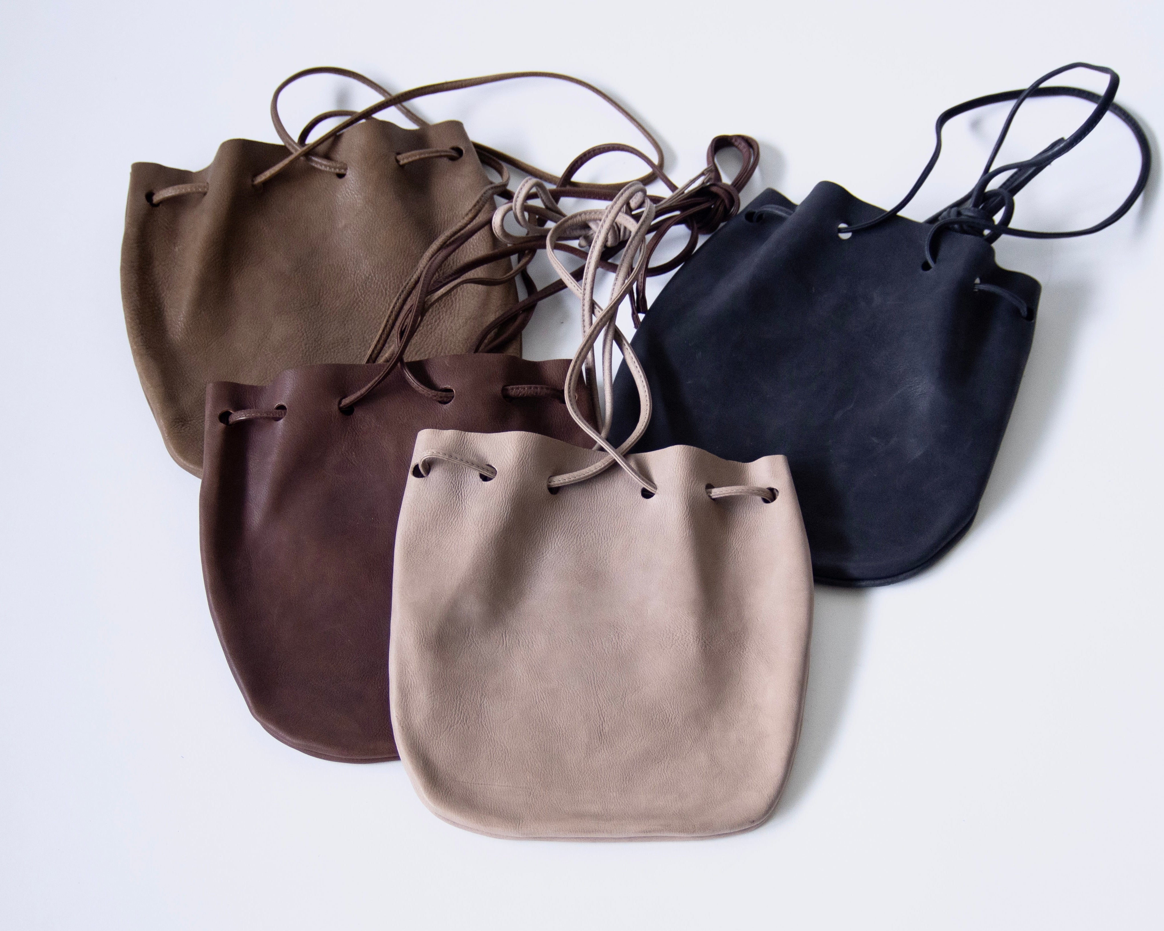 インポートレザー 巾着バッグ Port ポート Sサイズ】レザー巾着バッグ TOSS 日本製 Made in japan