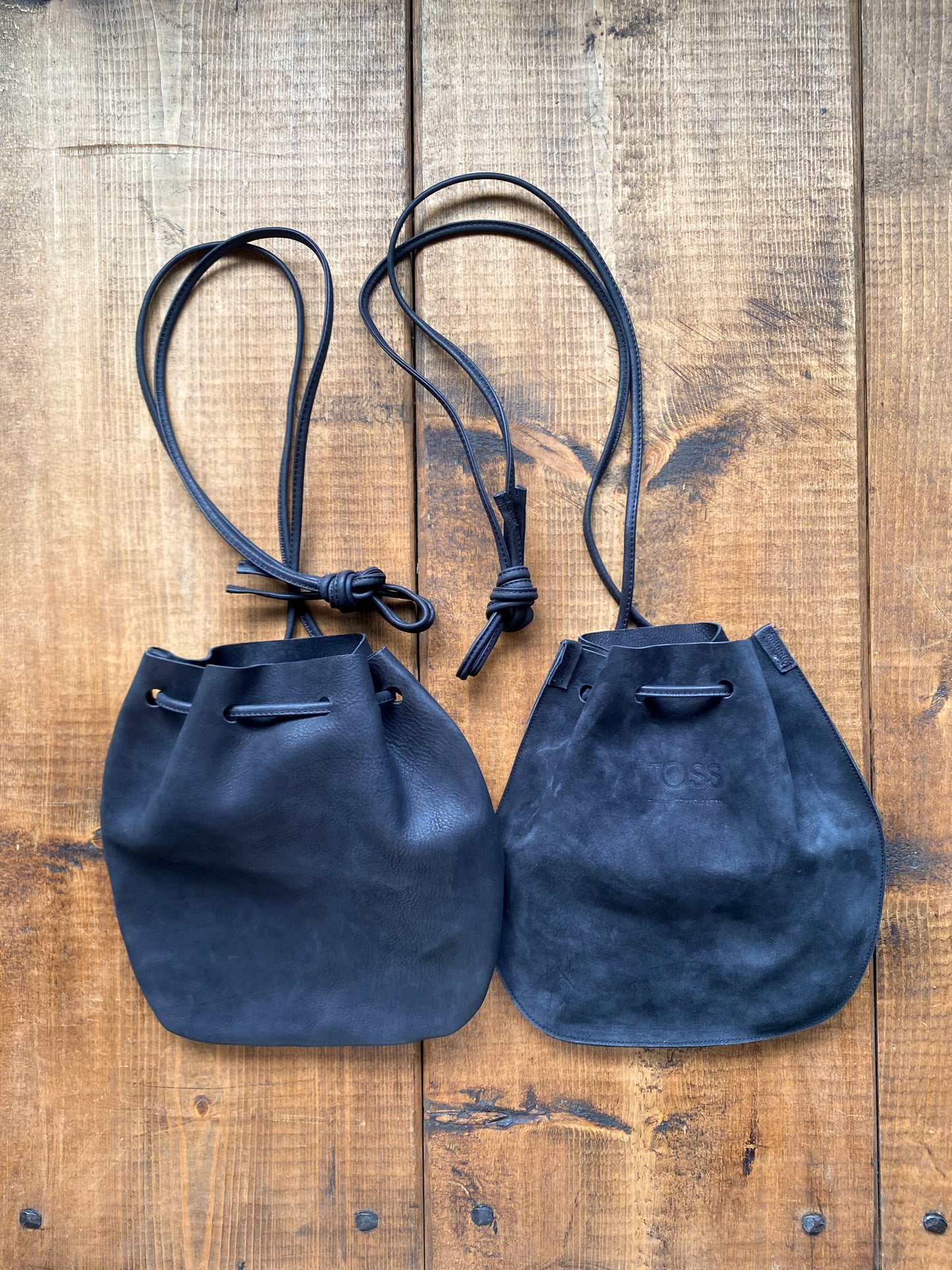 レザー巾着バッグ【Port ポート Lサイズ】TOSS 日本製 Made in japan