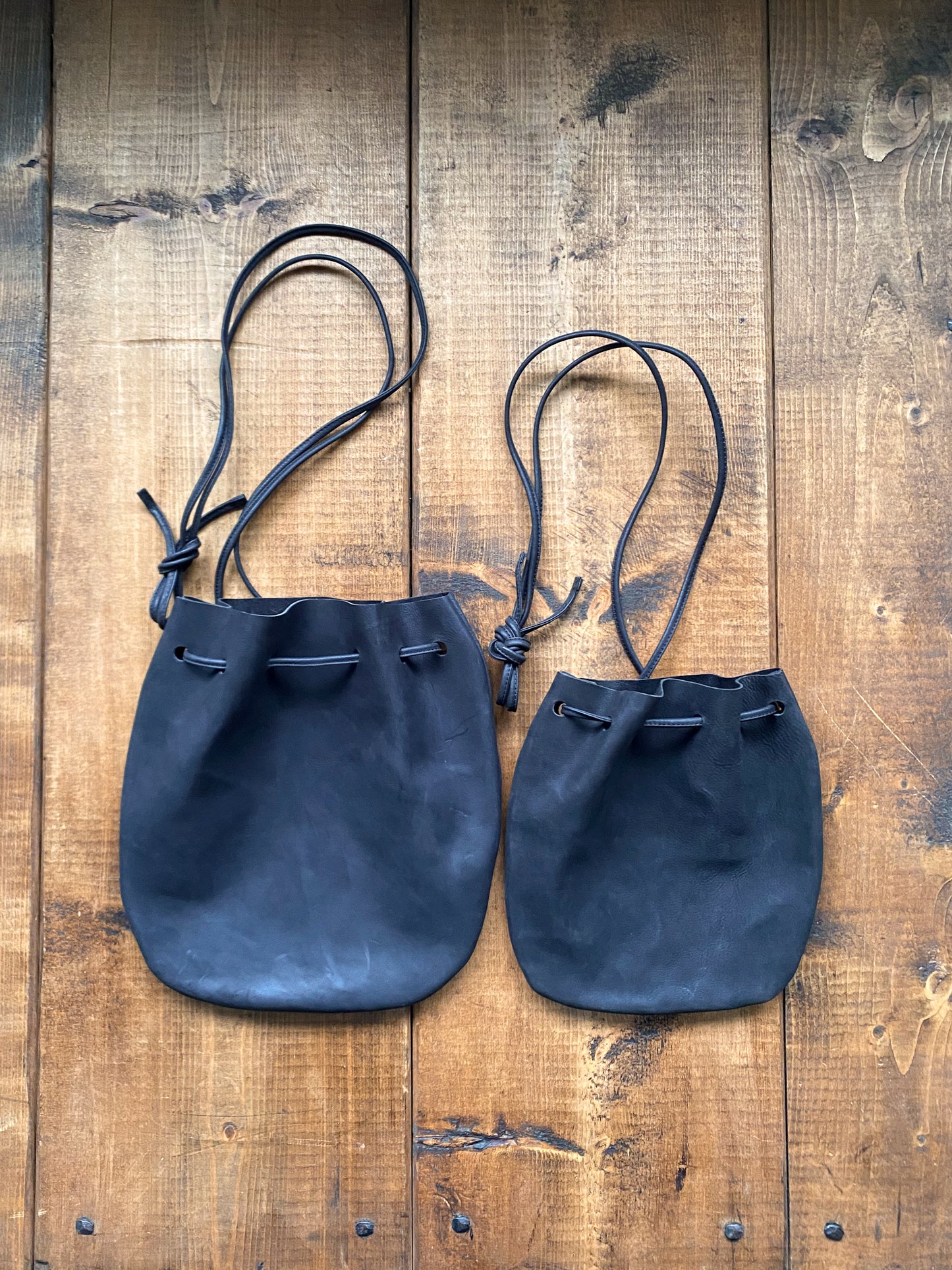 レザー巾着バッグ【Port ポート Lサイズ】TOSS 日本製 Made in japan