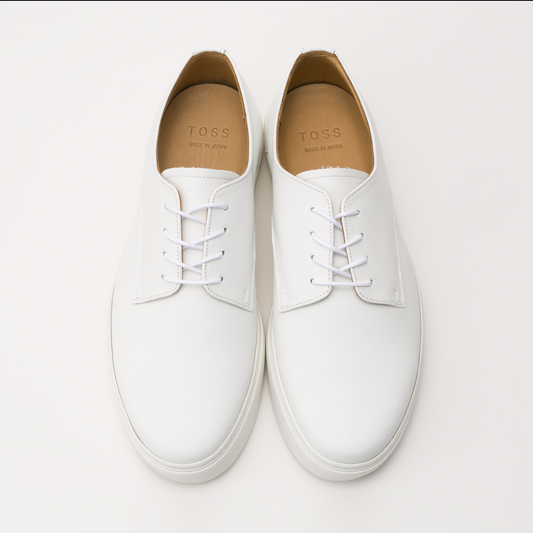 【Bath バース/ホワイト】 ビジネススニーカー レザースニーカー 白 メンズ・レディース – TOSS