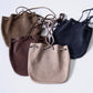 【Port ポート Sサイズ】レザー巾着バッグ TOSS 日本製  Made in japan
