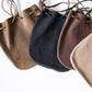【Port ポート Lサイズ】レザー巾着バッグ  TOSS 日本製  Made in japan